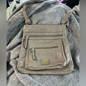 Rosetti Gray Crossbody Purse